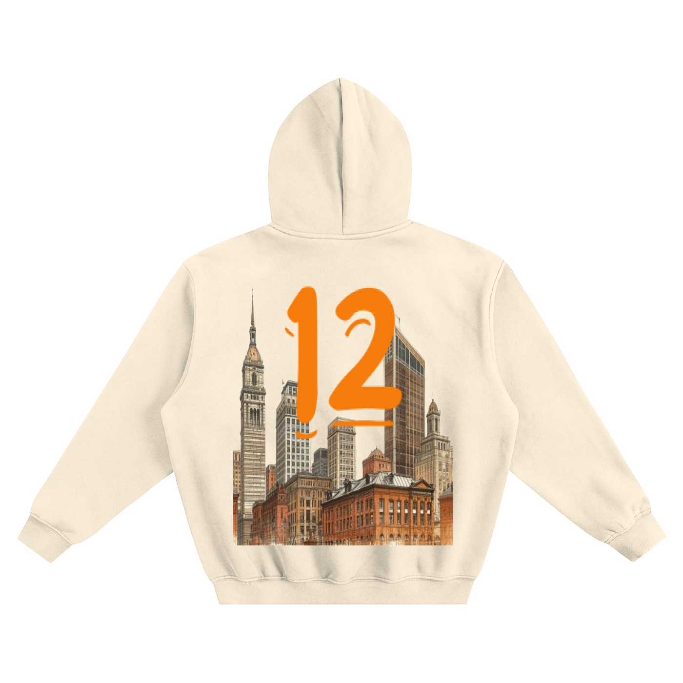 SHEDEURIAN Cleveland Skyline 12 Hoodie