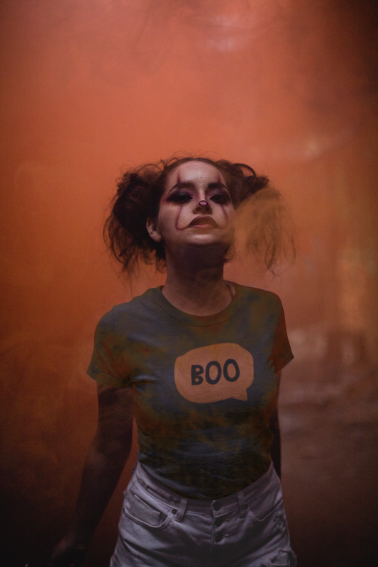 Women's "Boo" Halloween Graphic Tee