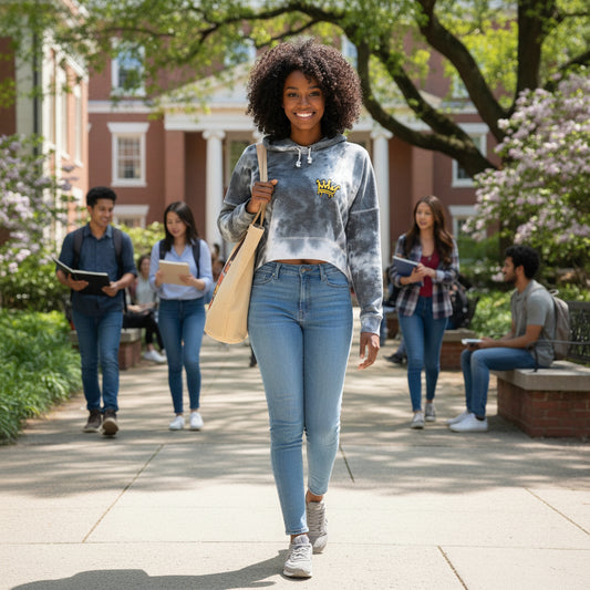 Black Tie Dye - FRONT