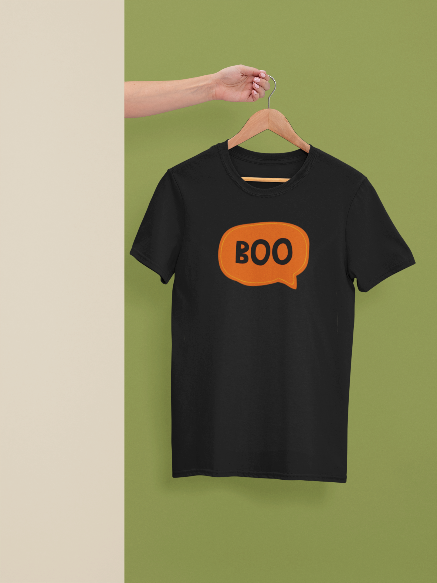 Women's "Boo" Halloween Graphic Tee