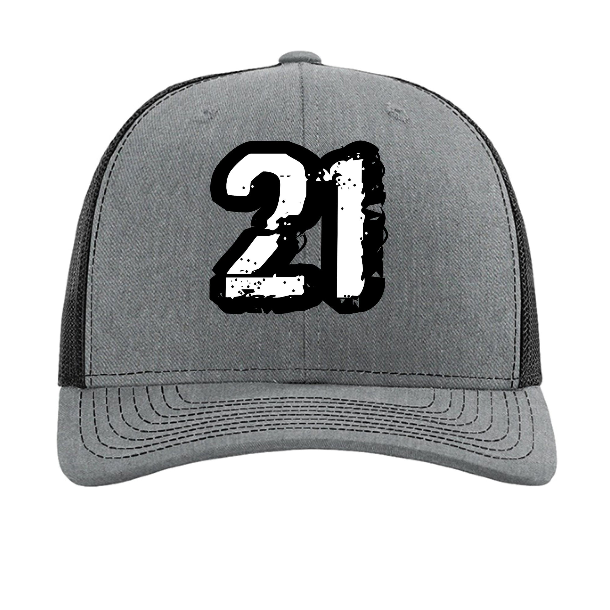 Heather Grey/ Black - FRONT