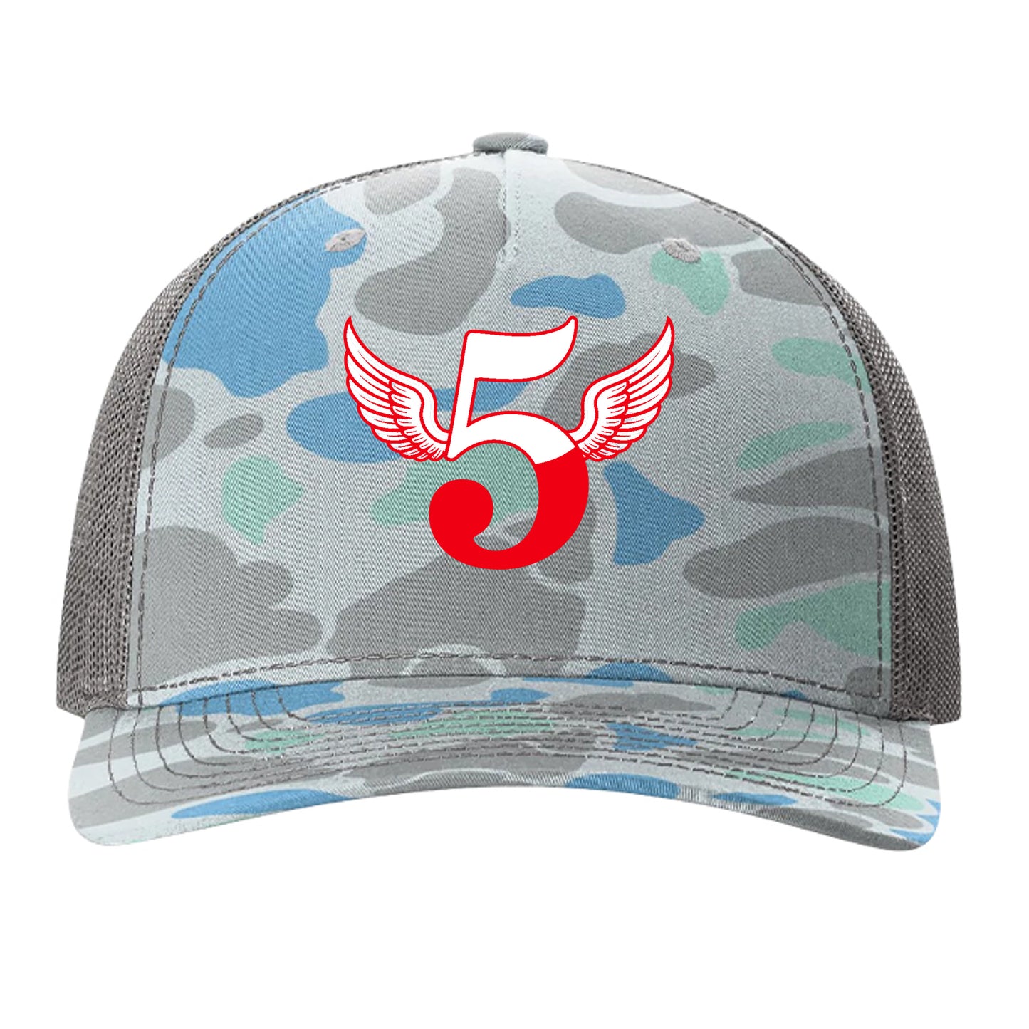 Saltwater Duck Camo/ Charcoal - 112PFP - FRONT
