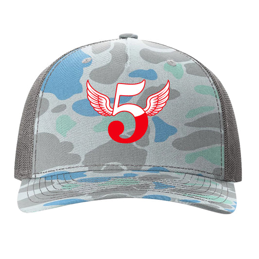 Saltwater Duck Camo/ Charcoal - 112PFP - FRONT