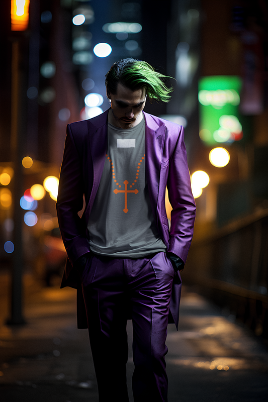 DIY Cross Graphic Tee  Halloween Costume